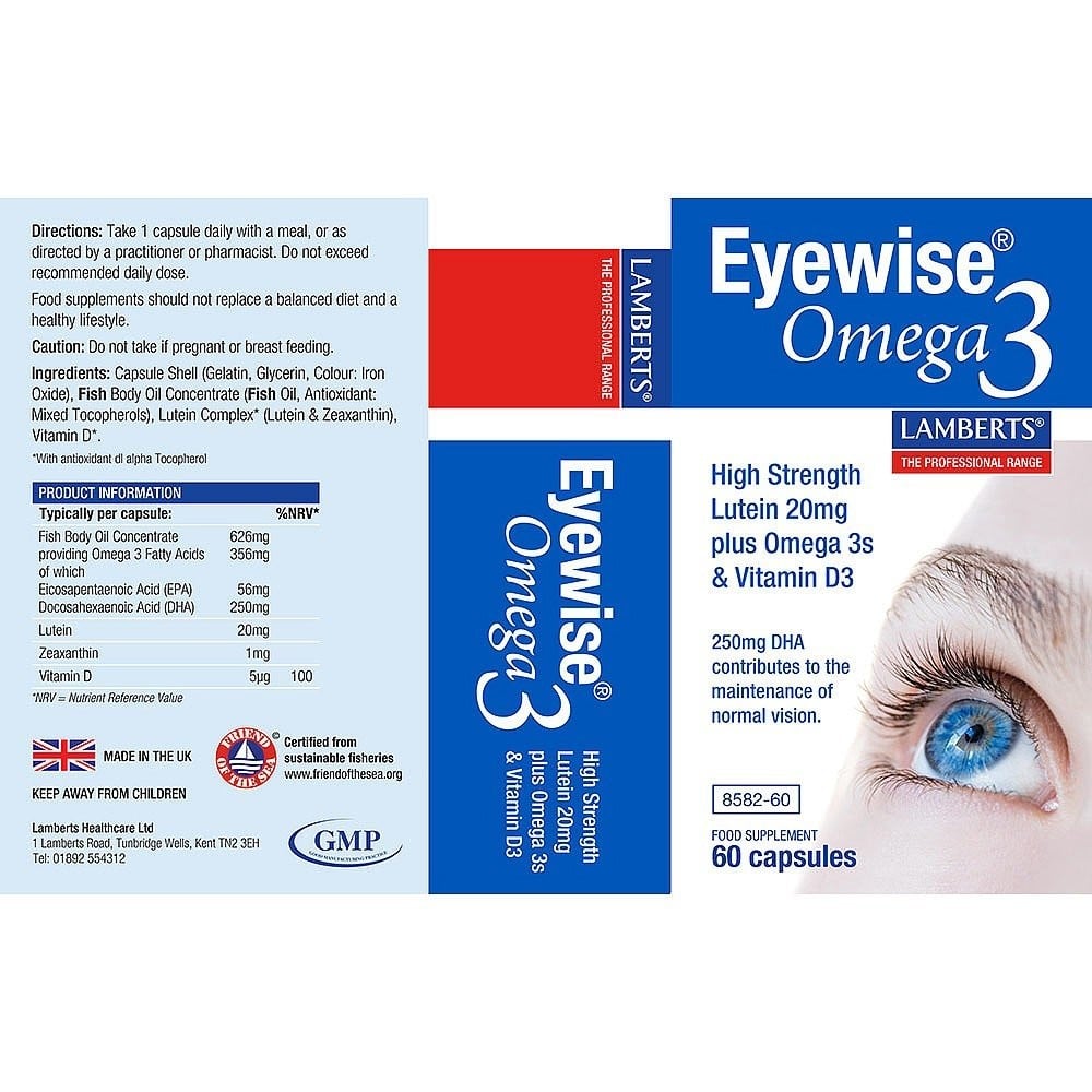 LAMBERTS - EYEWISE Omega 3 - 60caps