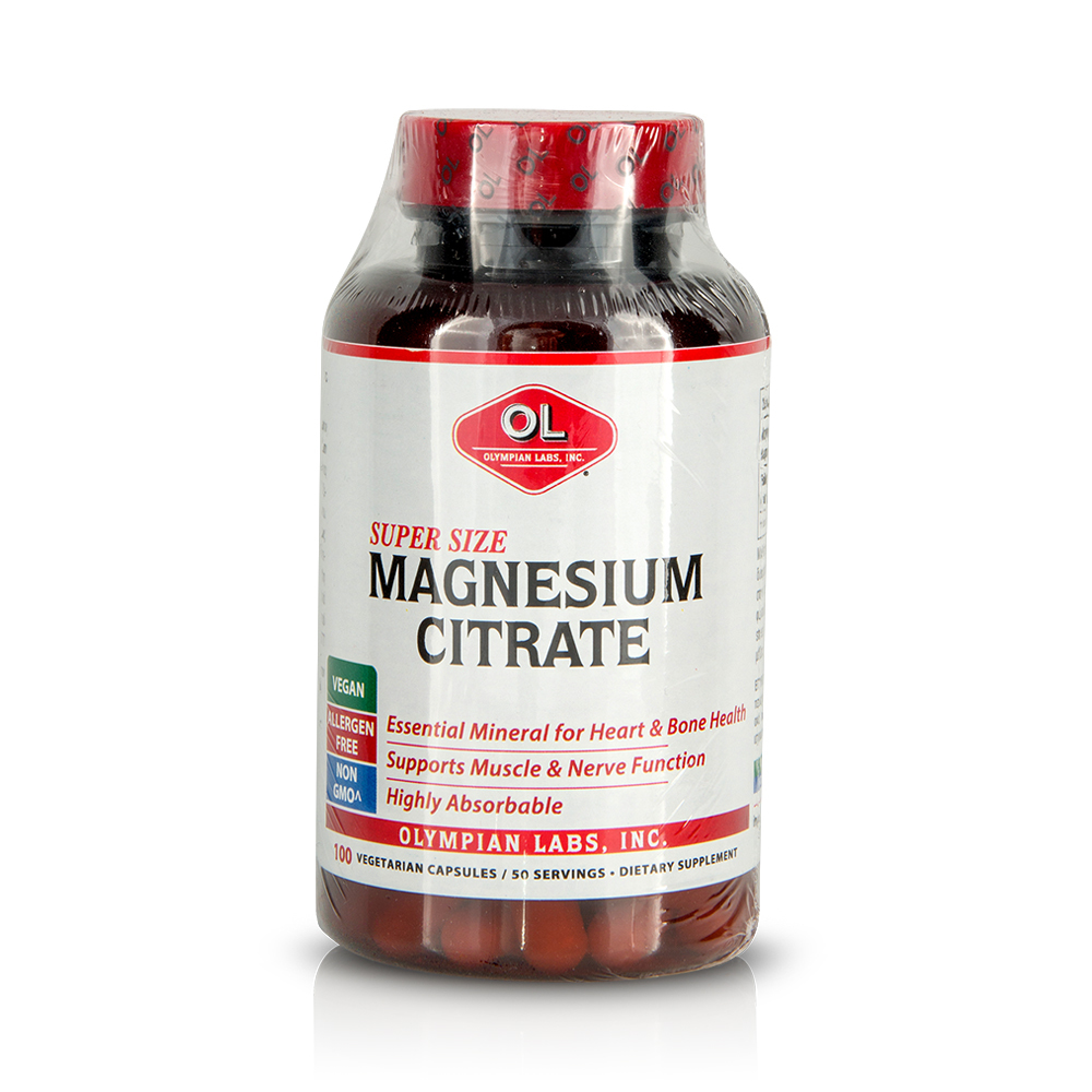 OLYMPIAN LABS - Magnesium Citrate - 100caps