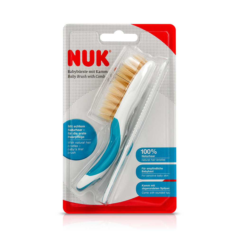 NUK - Σετ Βούρτσα Χτένα (Μπλε)