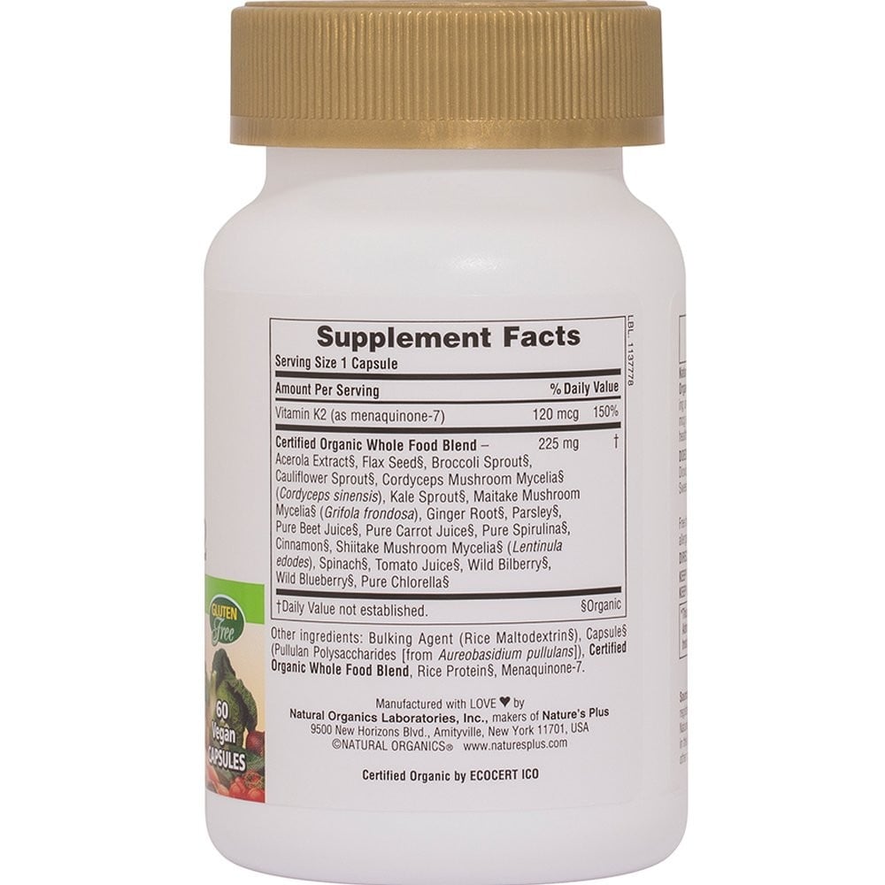 NATURES PLUS - SOURCE OF LIFE GARDEN Vitamin K2 - 60caps