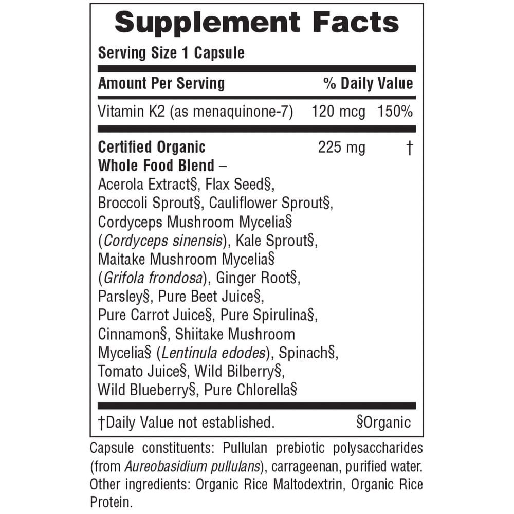 NATURES PLUS - SOURCE OF LIFE GARDEN Vitamin K2 - 60caps