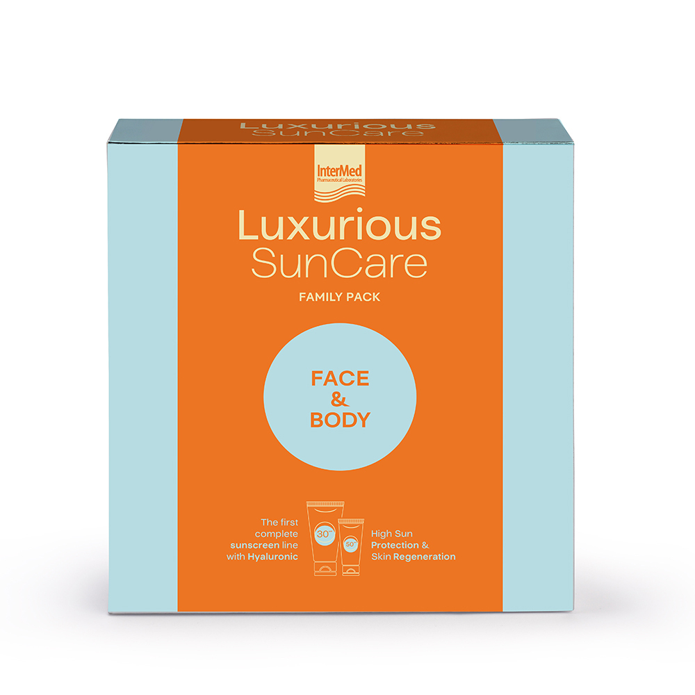 INTERMED - LUXURIOUS SUNCARE PACK Face Cream SPF50  (75ml) & Sunscreen Cream SPF30 (200ml)
