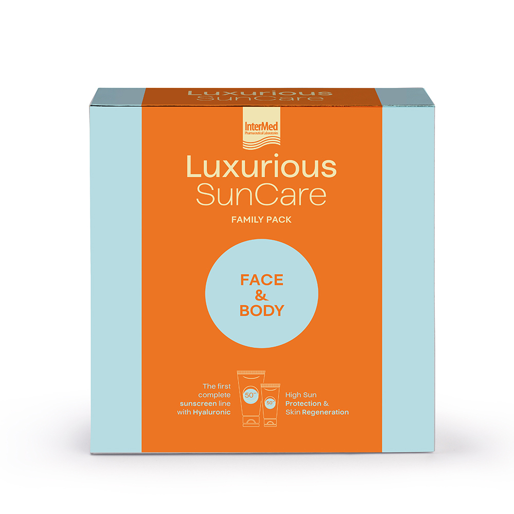 INTERMED - LUXURIOUS SUNCARE PACK Face Cream SPF50 (75ml) & Sunscreen Cream SPF50 (200ml)