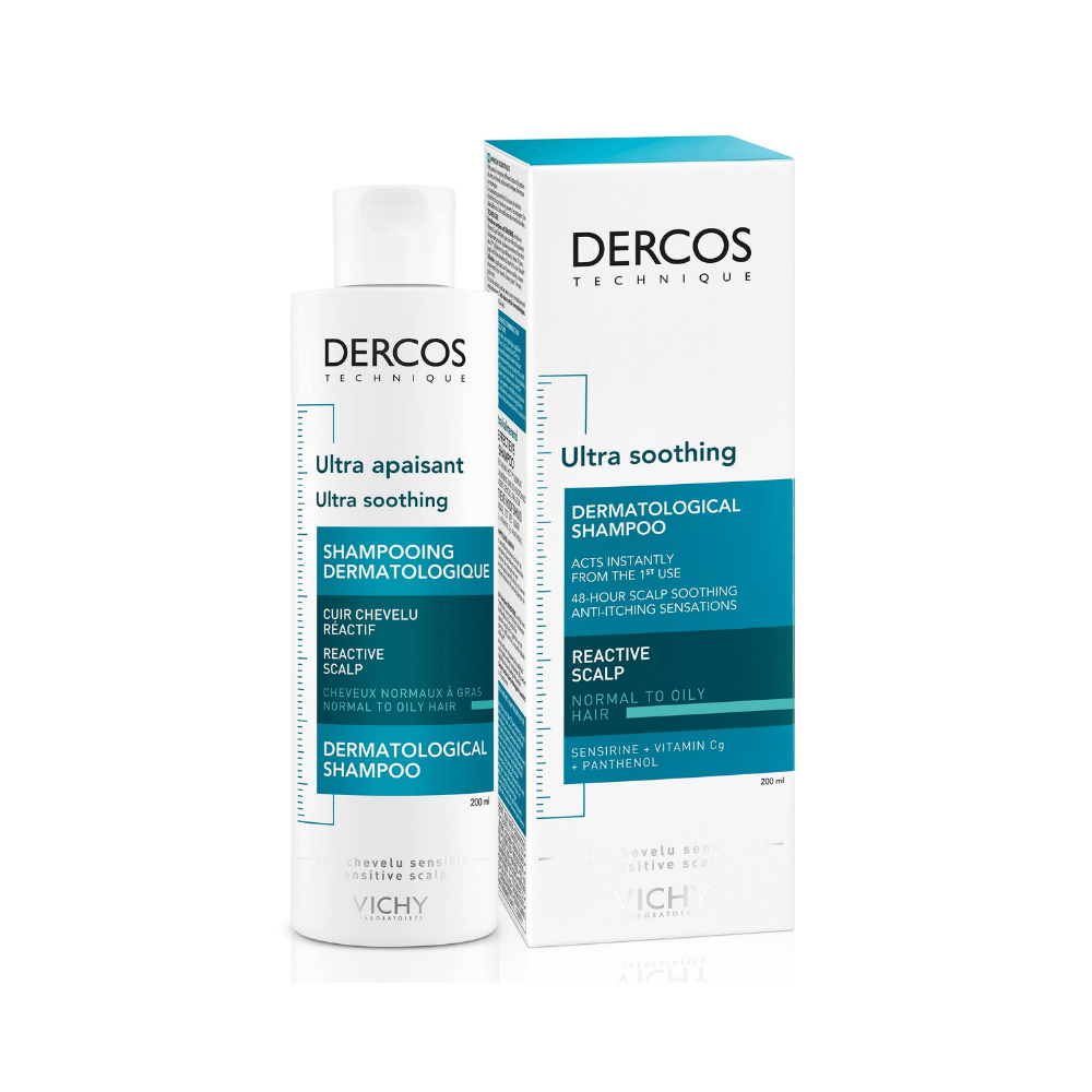 VICHY - DERCOS Ultra Apaisant Shampooing - 200ml Normal-Oily Hair