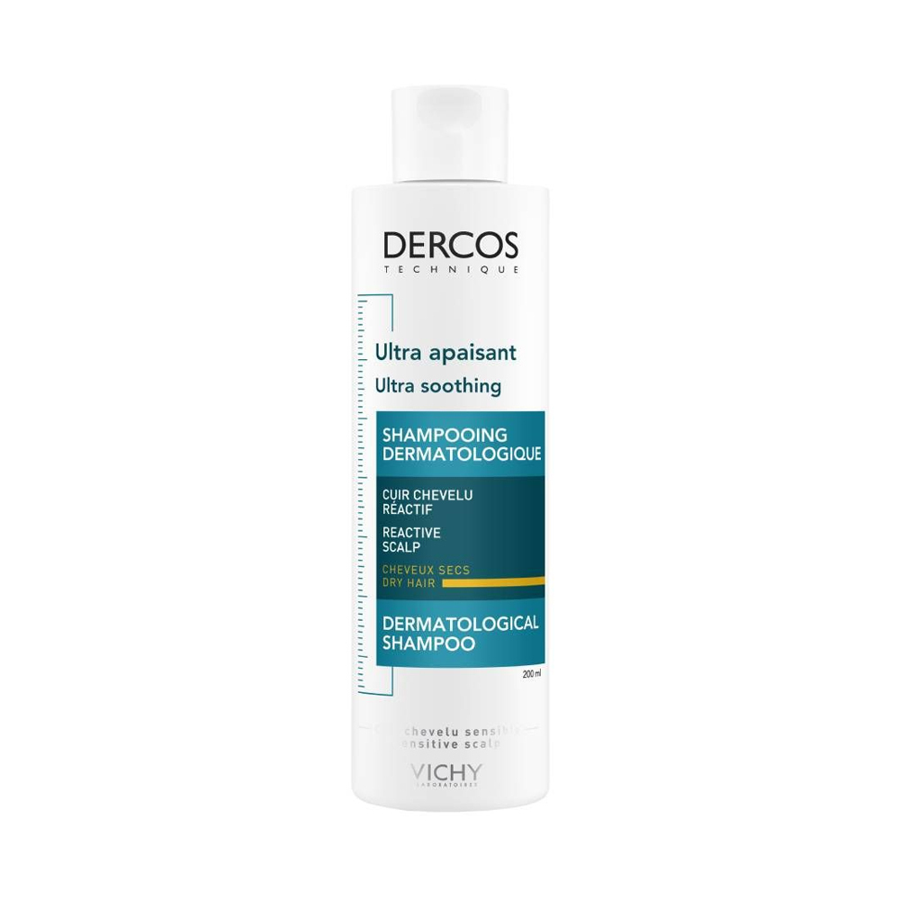 VICHY - DERCOS Ultra Apaisant Shampooing - 200ml Dry Hair