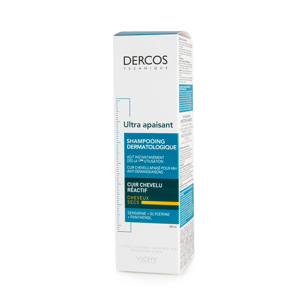 VICHY - DERCOS Ultra Apaisant Shampooing - 200ml Dry Hair