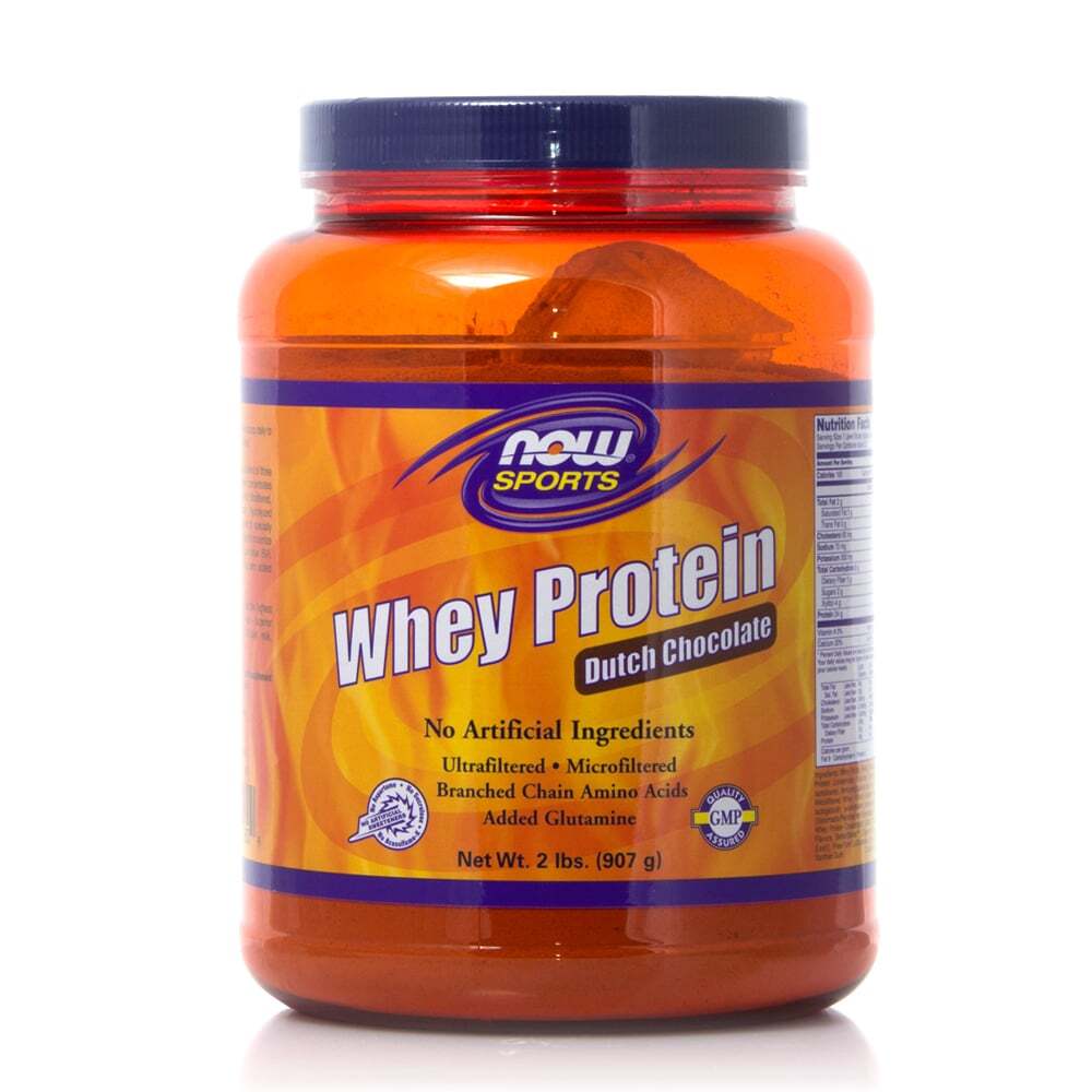 NOW - SPORTS WHEY PROTEIN Dutch Chocolate - 907gr