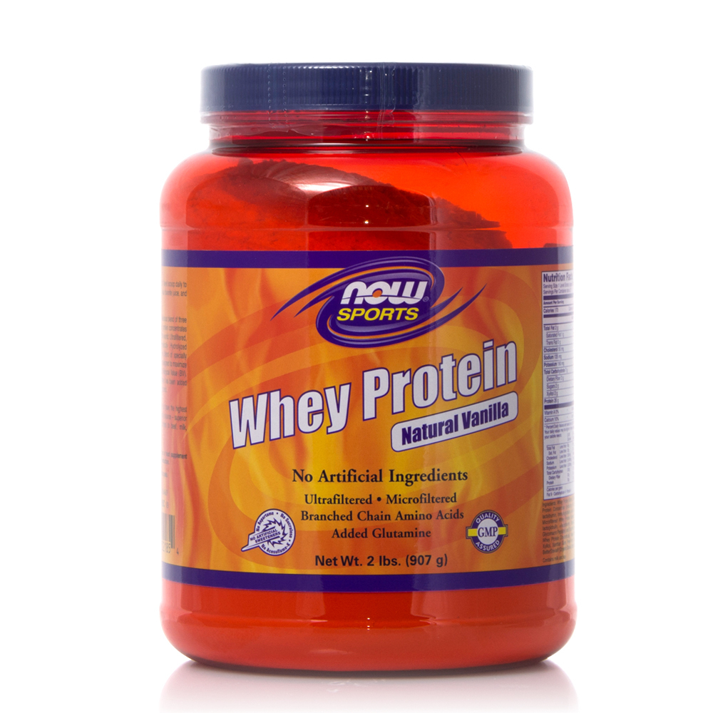 NOW - SPORTS WHEY PROTEIN Natural Vanilla - 907gr