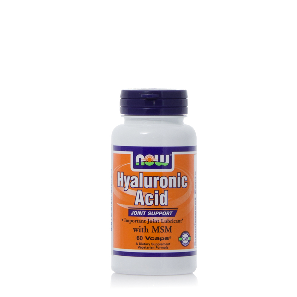 NOW - Hyaluronic Acid 50mg & MSM - 60caps