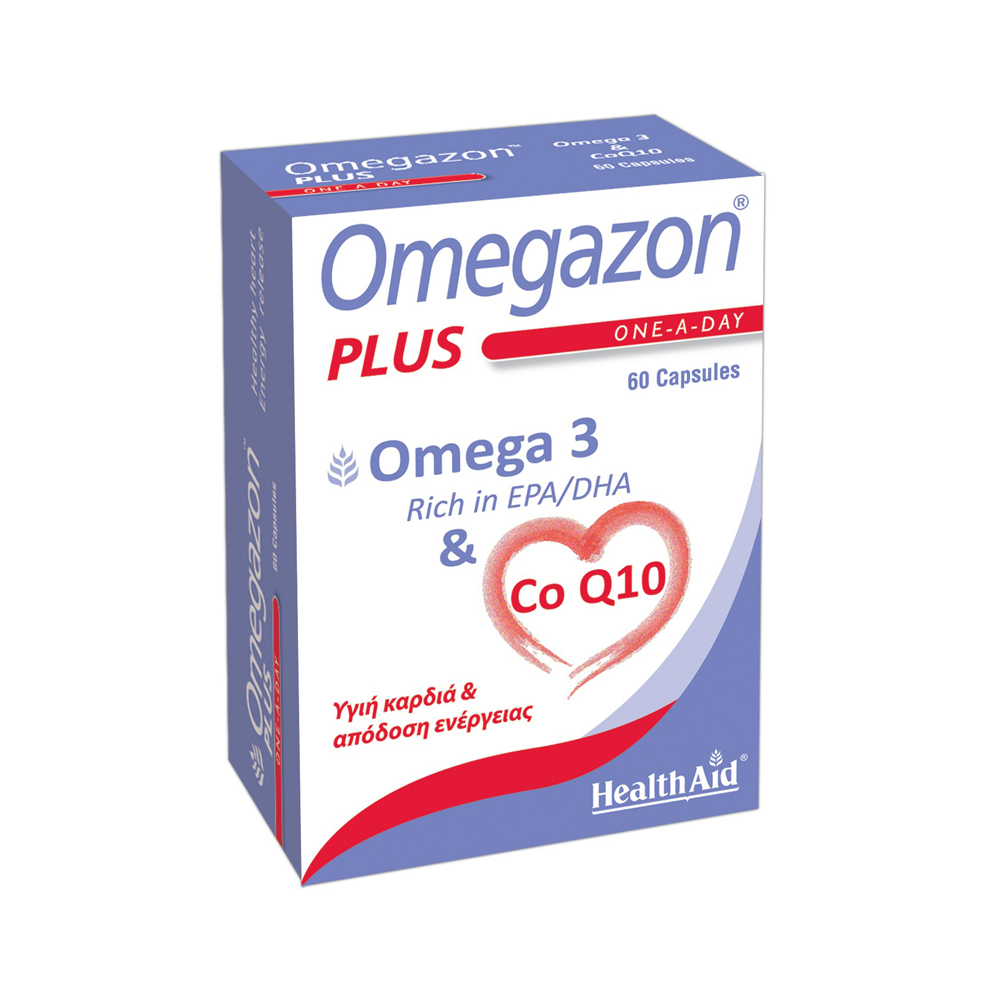 HEALTH AID - OMEGAZON Plus (Omega-3 & Co Q10) - 60caps
