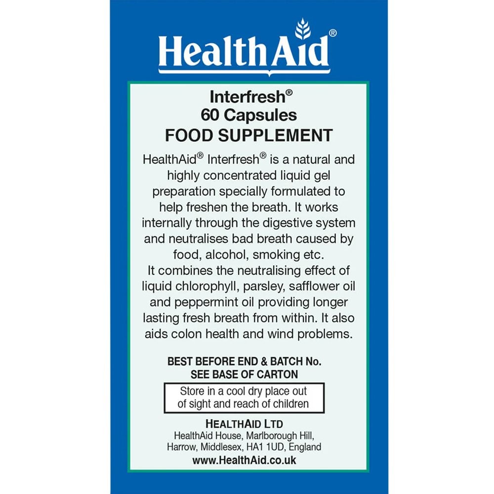 HEALTH AID - Interfresh - 60caps
