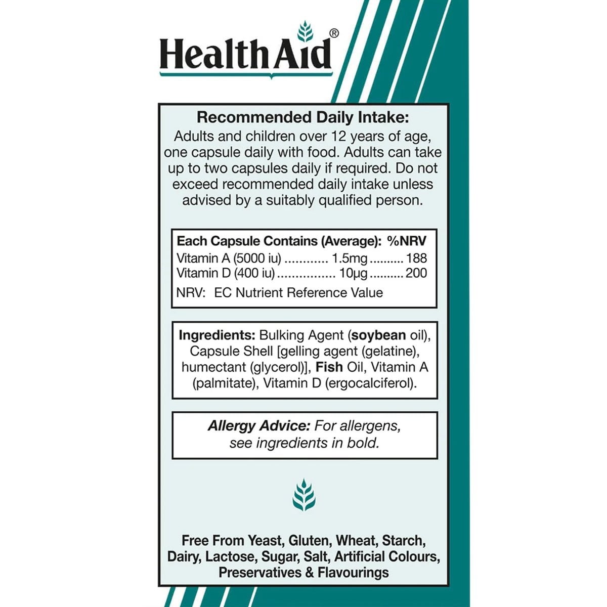 HEALTH AID - Vitamin A 5000iu -100caps