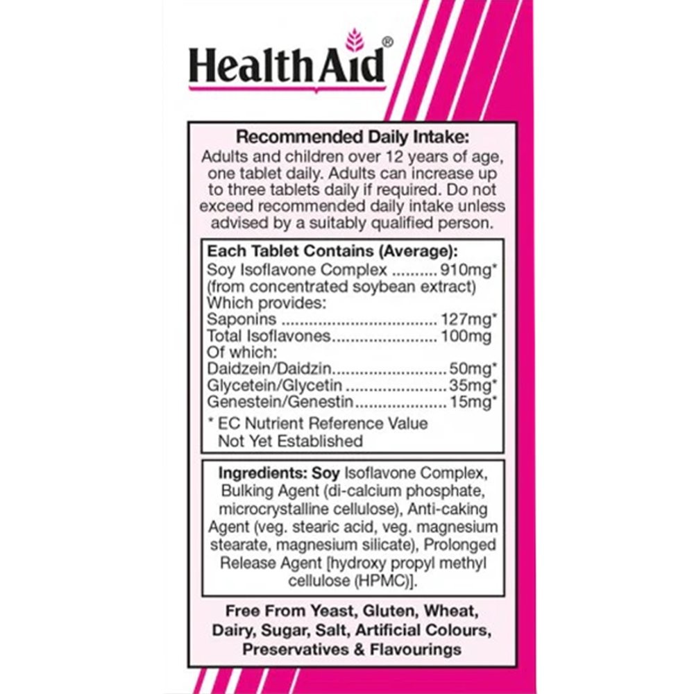 HEALTH AID - Soy Isoflavone Complex 910mg - 30tabs