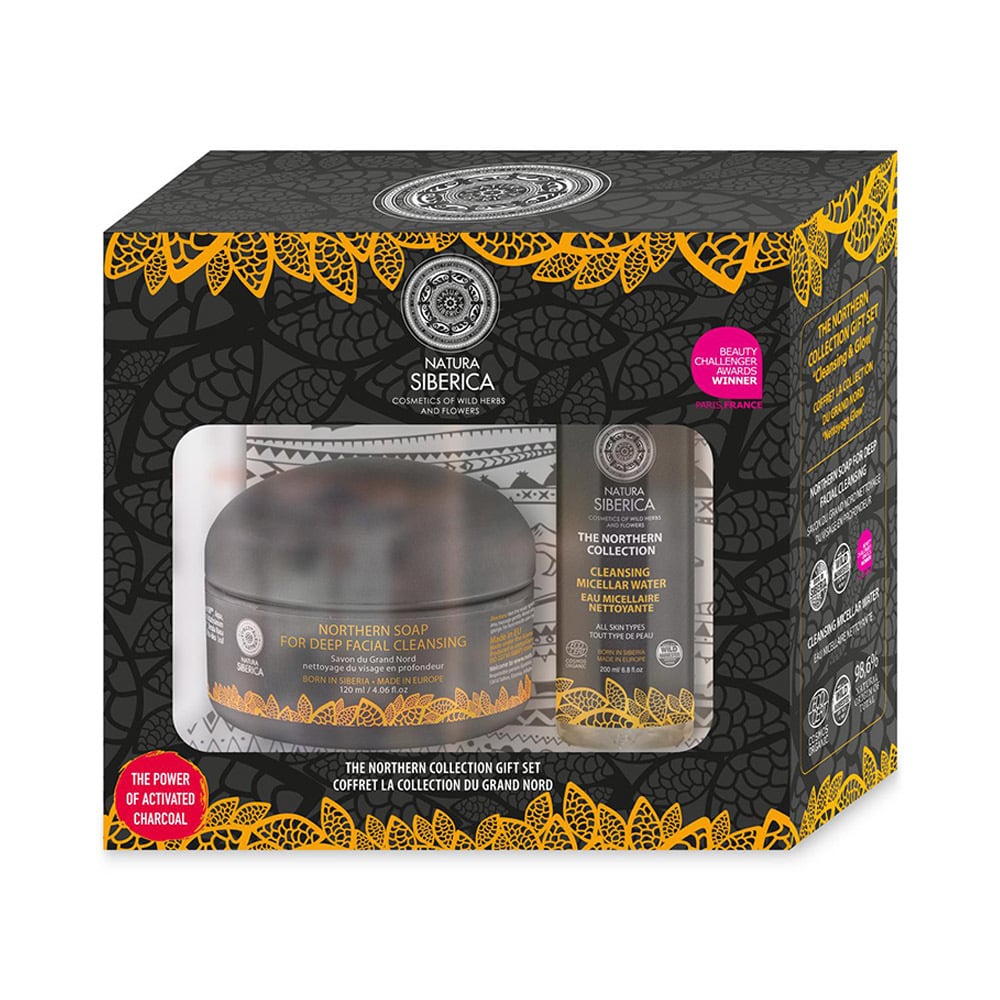 NATURA SIBERICA - PROMO PACK NORTHERN COLLECTION Northern Soap για Βαθύ Καθαρισμό - 120ml & Cleansing Micellar Water - 200ml