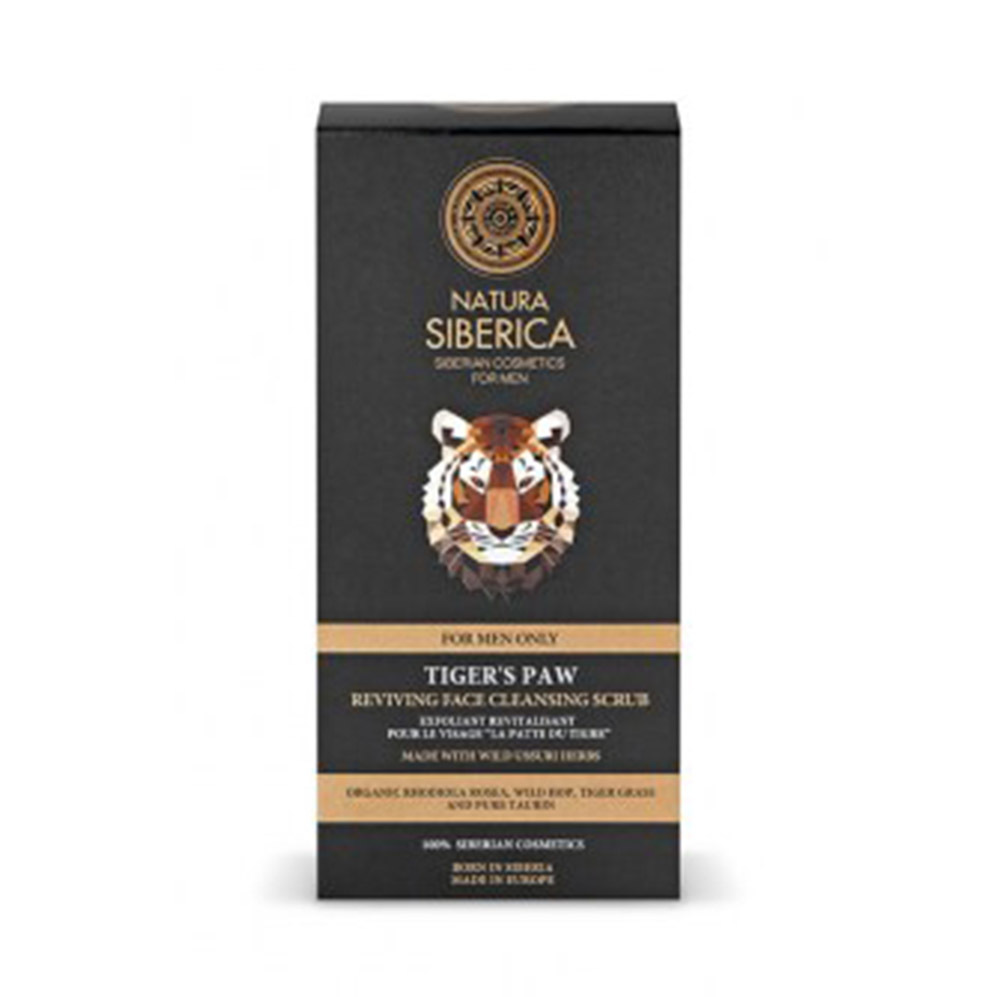 NATURA SIBERICA - MEN Reviving Face Cleansing Scrub Tiger's Paw - 150ml
