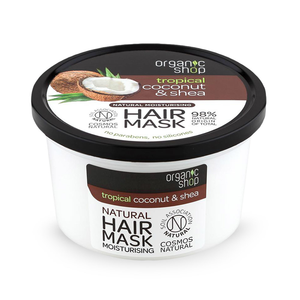 NATURA SIBERICA - ORGANIC SHOP Οργανική Καρύδα & Βούτυρο Καριτέ Μάσκα Ενυδάτωσης - 250ml