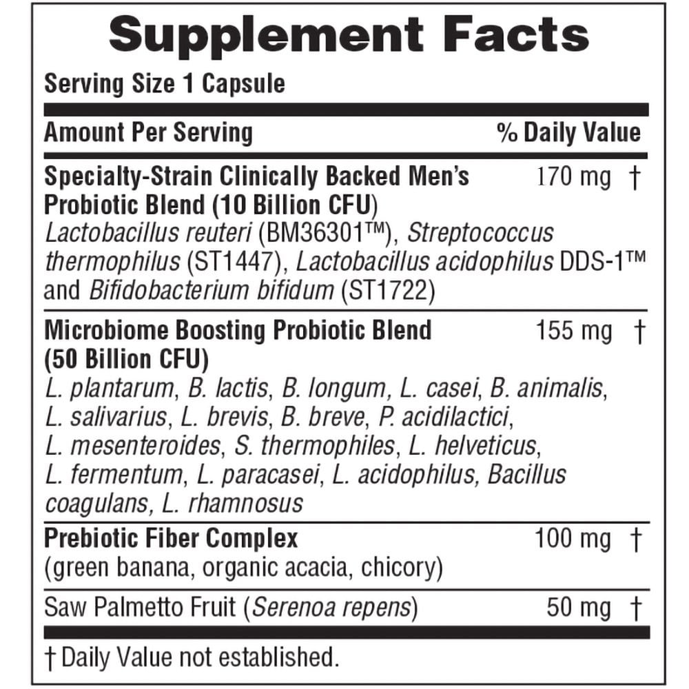 NATURES PLUS - GI NATURAL Probiotic Men - 30caps