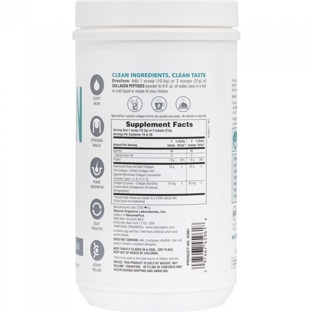 NATURE'S PLUS - Collagen Peptides - 294gr