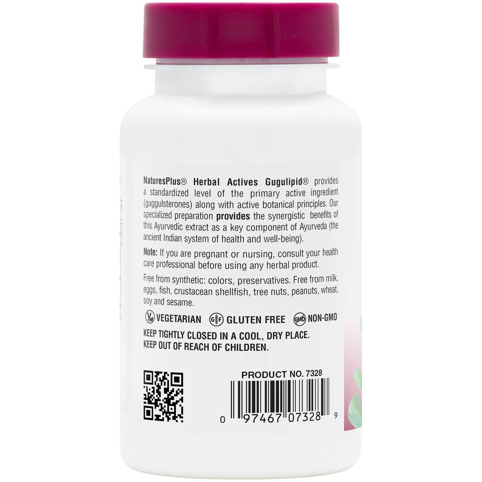NATURES PLUS - HERBAL ACTIVES Gugulipid Extended Release 1000mg - 30tabs
