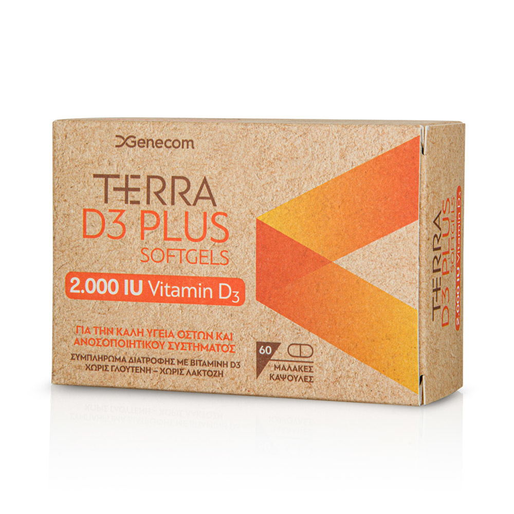 GENECOM - TERRA D3 Plus 2000IU - 60caps