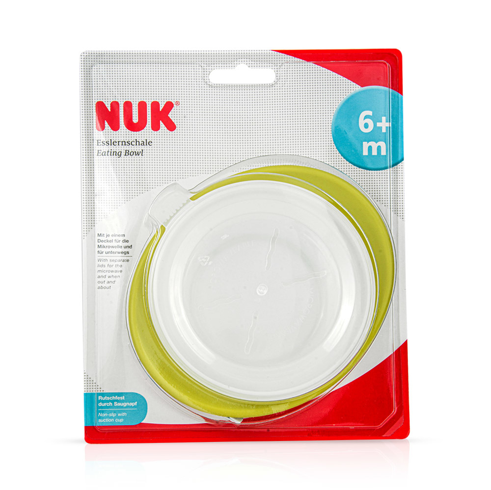NUK - Eating Bowl 6m+ (Πράσινο) - 1τεμ.