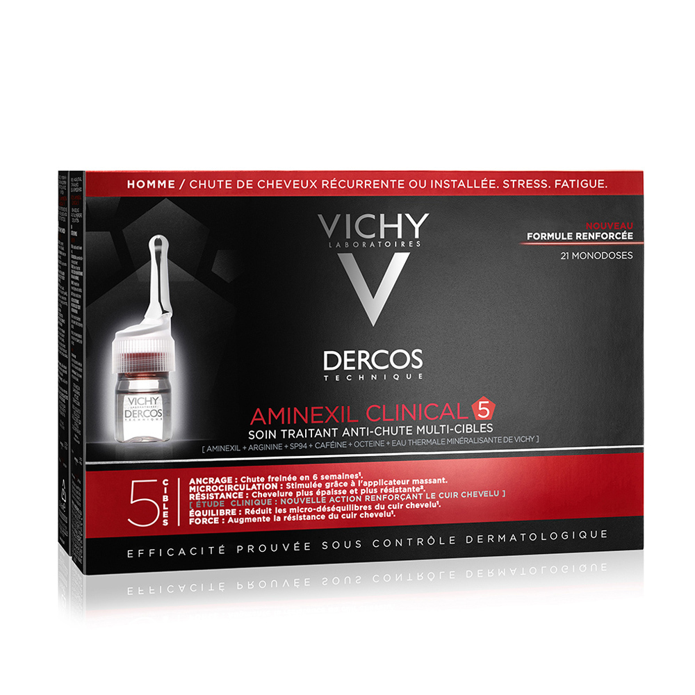 VICHY - DERCOS Aminexil Clinical 5 Homme - 21ampx6ml