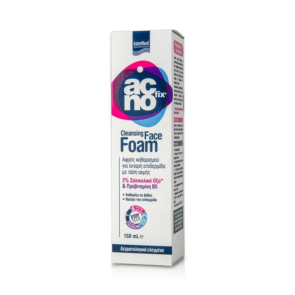INTERMED - ACNOFIX Cleansing Face Foam - 150ml Oily to Acne Prone Skin