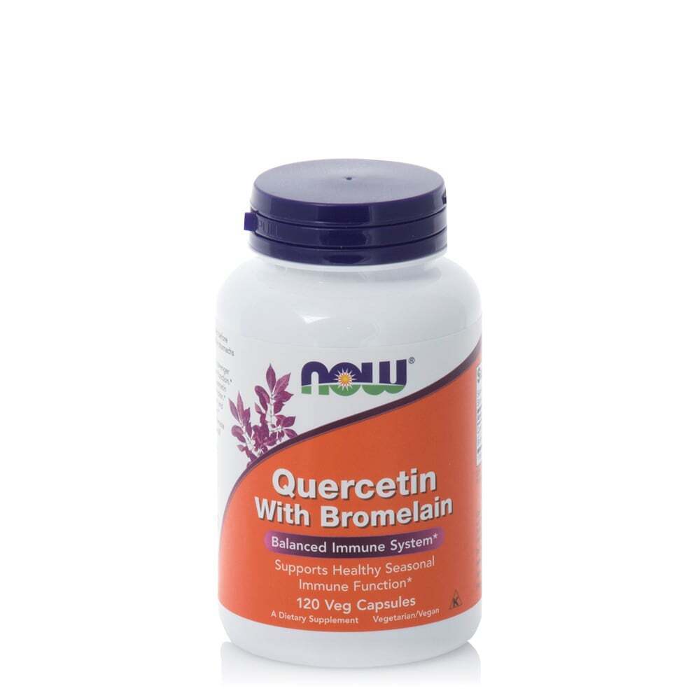NOW - Quercetin with Bromelain - 120caps