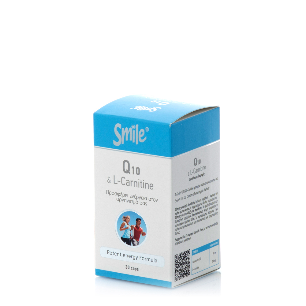 SMILE - Q10 & L -Carnitine - 30caps