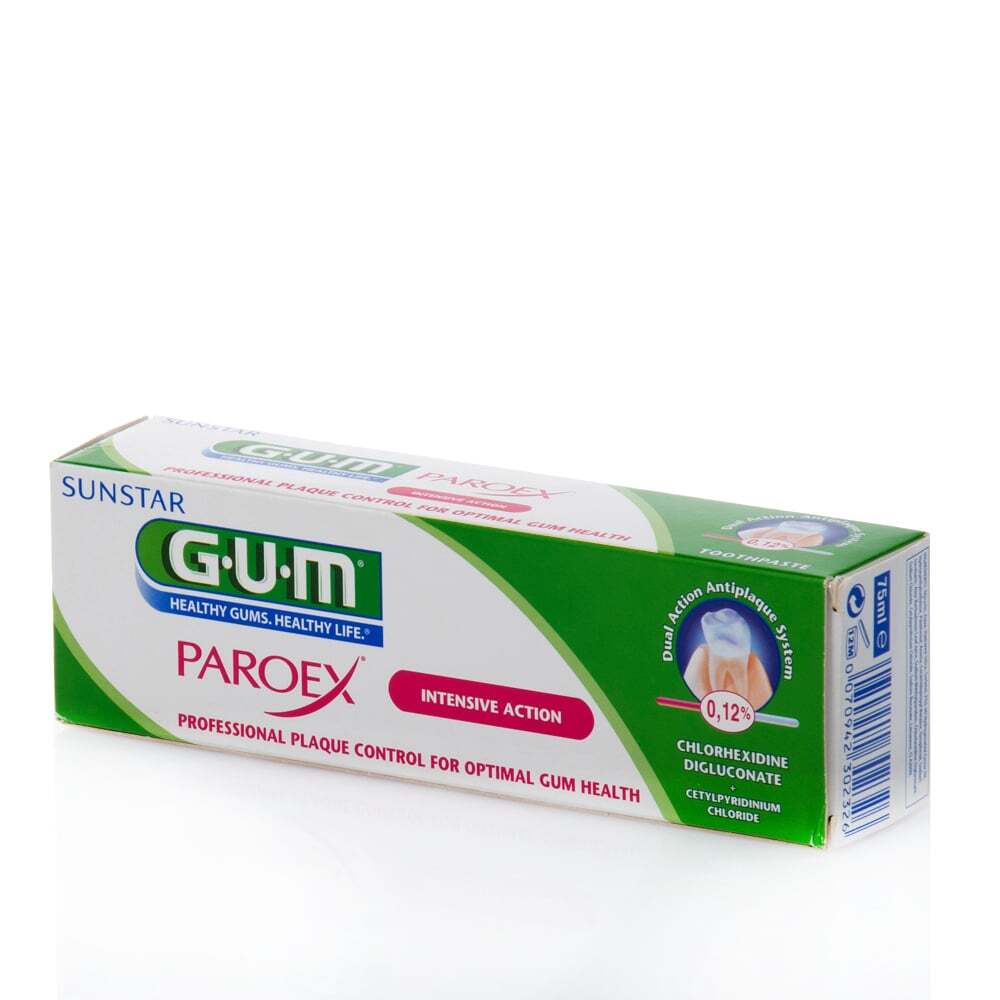 GUM - PAROEX 0,12% Toothpaste Intensive Action - 75ml