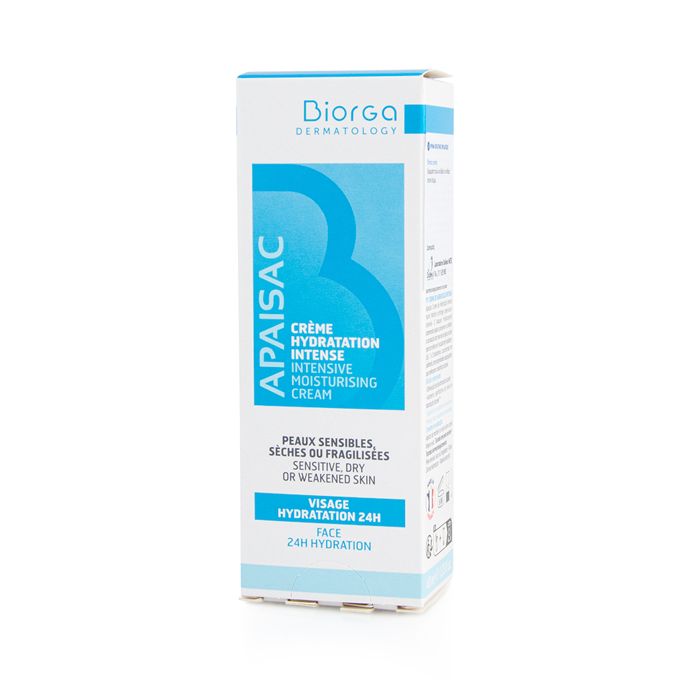 BIORGA - APAISAC Creme Hydratation Intense - 40ml ΜΕ ΕΠΙΠΛΕΟΝ ΕΚΠΤΩΣΗ -30%