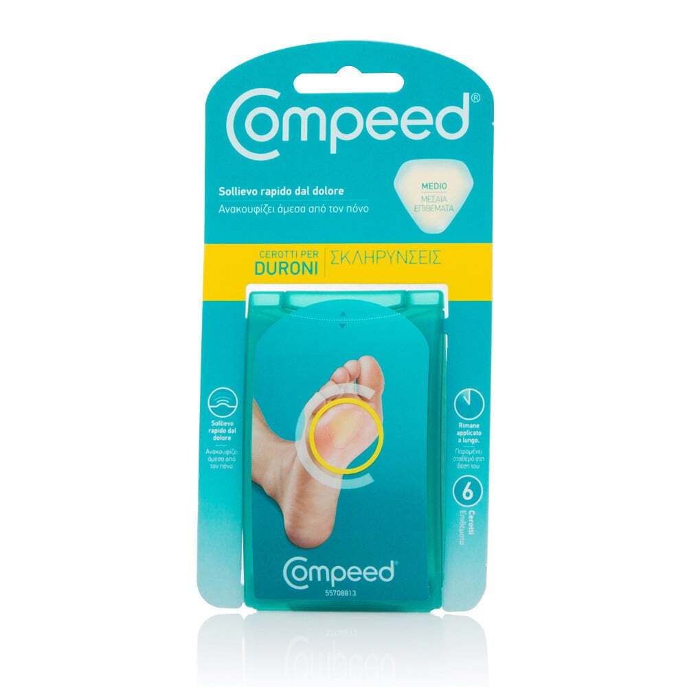 COMPEED - Επιθέματα για σκληρύνσεις Μεσαία - 6τεμ.
