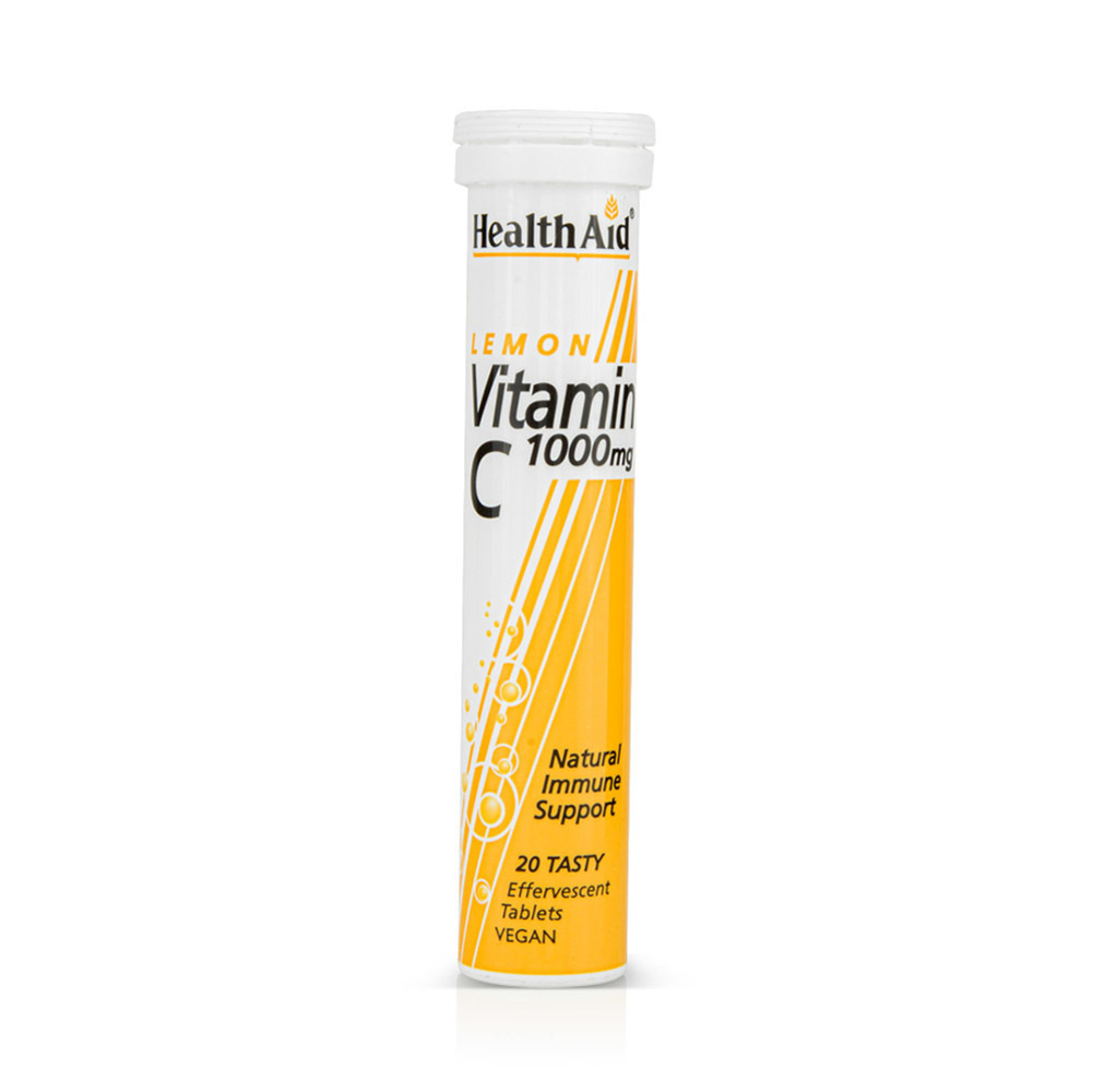 HEALTH AID - Vitamin C 1000mg (λεμόνι) - 20eff.tabs
