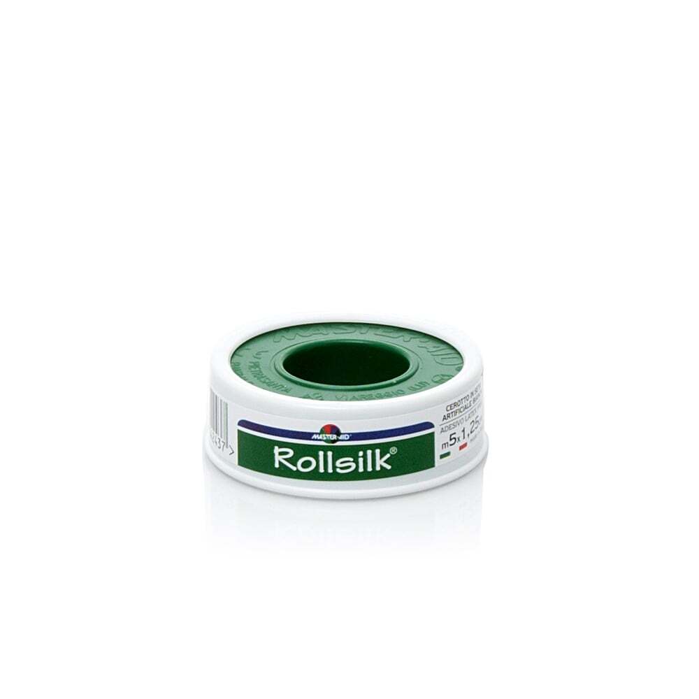 MASTER AID - ROLLSILK ρολλό μετάξι (λευκό) διάστασης 5mx1,25cm