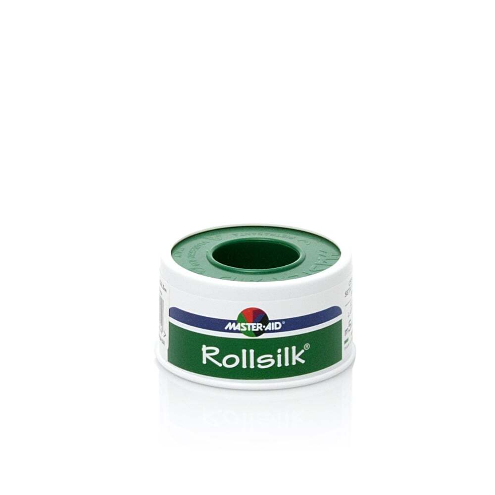 MASTER AID - ROLLSILK ρολλό μετάξι (λευκό) διάστασης 5mx2,5cm