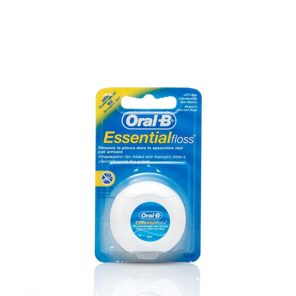 ORAL-B - Essential Floss Οδοντικό Νήμα Ακήρωτο - 50m