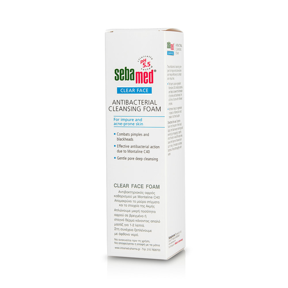 SEBAMED - CLEAR FACE Antibacterial Cleansing Foam - 150ml