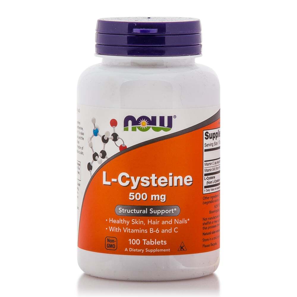 NOW - L-Cysteine 500mg - 100tabs