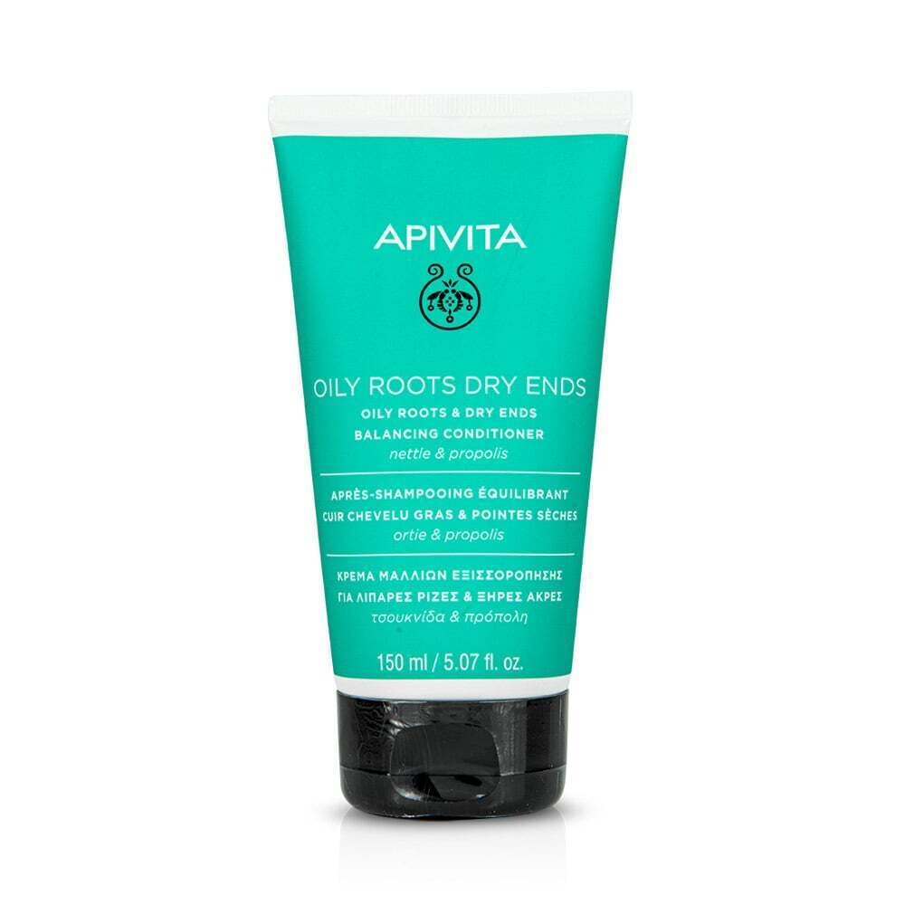 APIVITA - Κρέμα Εξισορρόπησης για Μαλλιά με Λιπαρές Ρίζες και Ξηρές Άκρες με Τσουκνίδα & Πρόπολη - 150ml