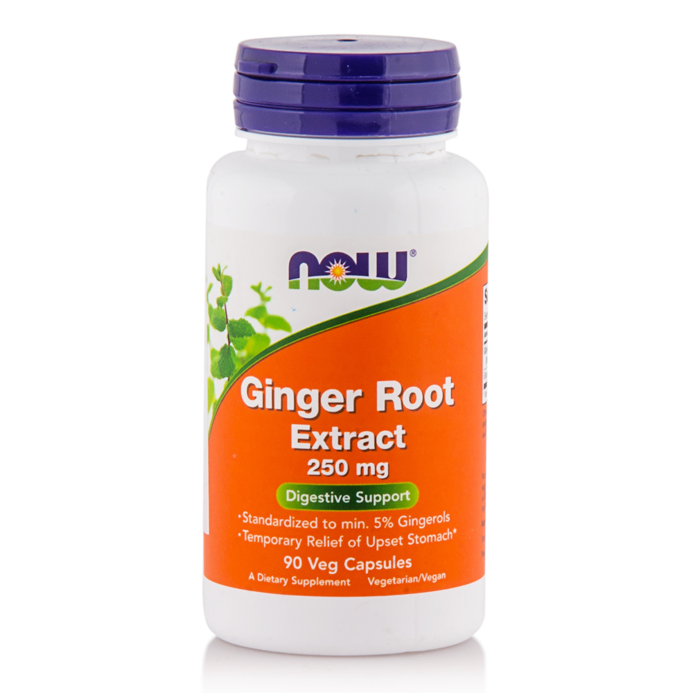 NOW - Ginger Root Extract 250mg - 90caps