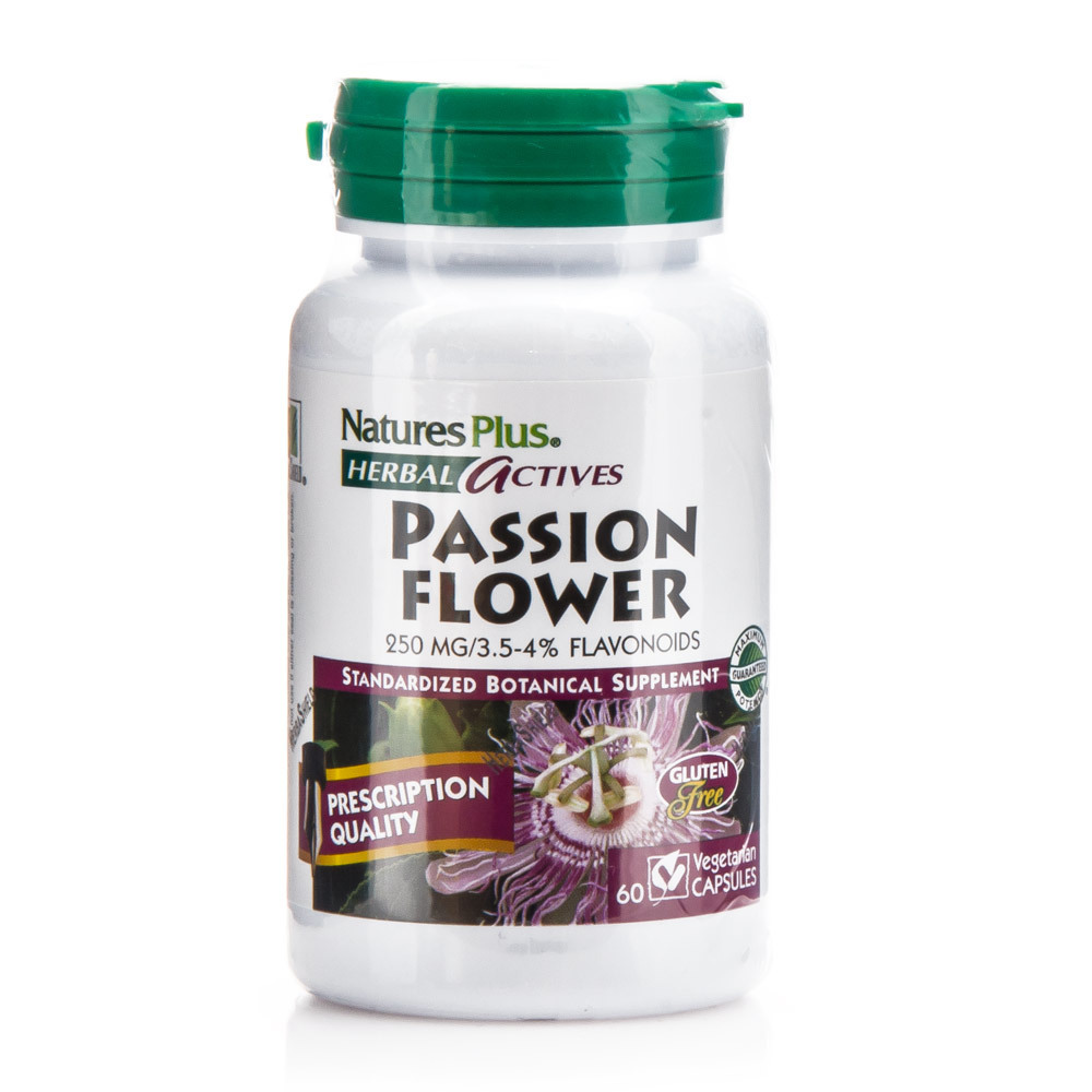NATURES PLUS - HERBAL ACTIVES Passion Flower 250mg - 60caps