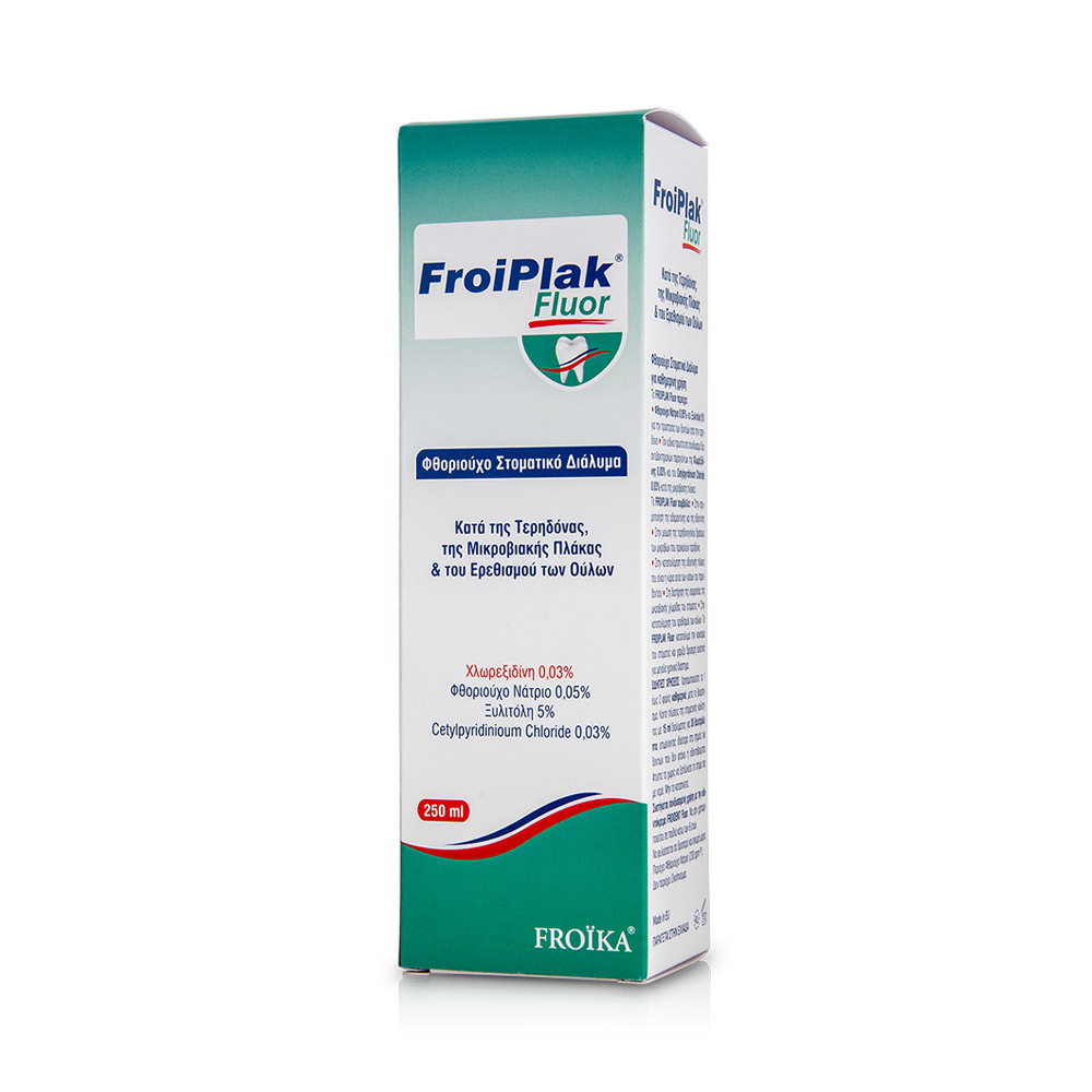 FROIKA - FROIPLAK Fluor Φθοριούχο Στοματικό Διάλυμα - 250ml