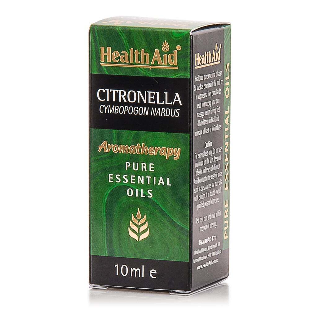 HEALTH AID - AROMATHERAPY Pure Essential Oil Citronella - 10ml