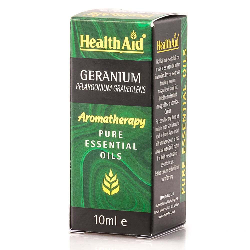 HEALTH AID - AROMATHERAPY Pure Essential Oil Geranium - 10ml