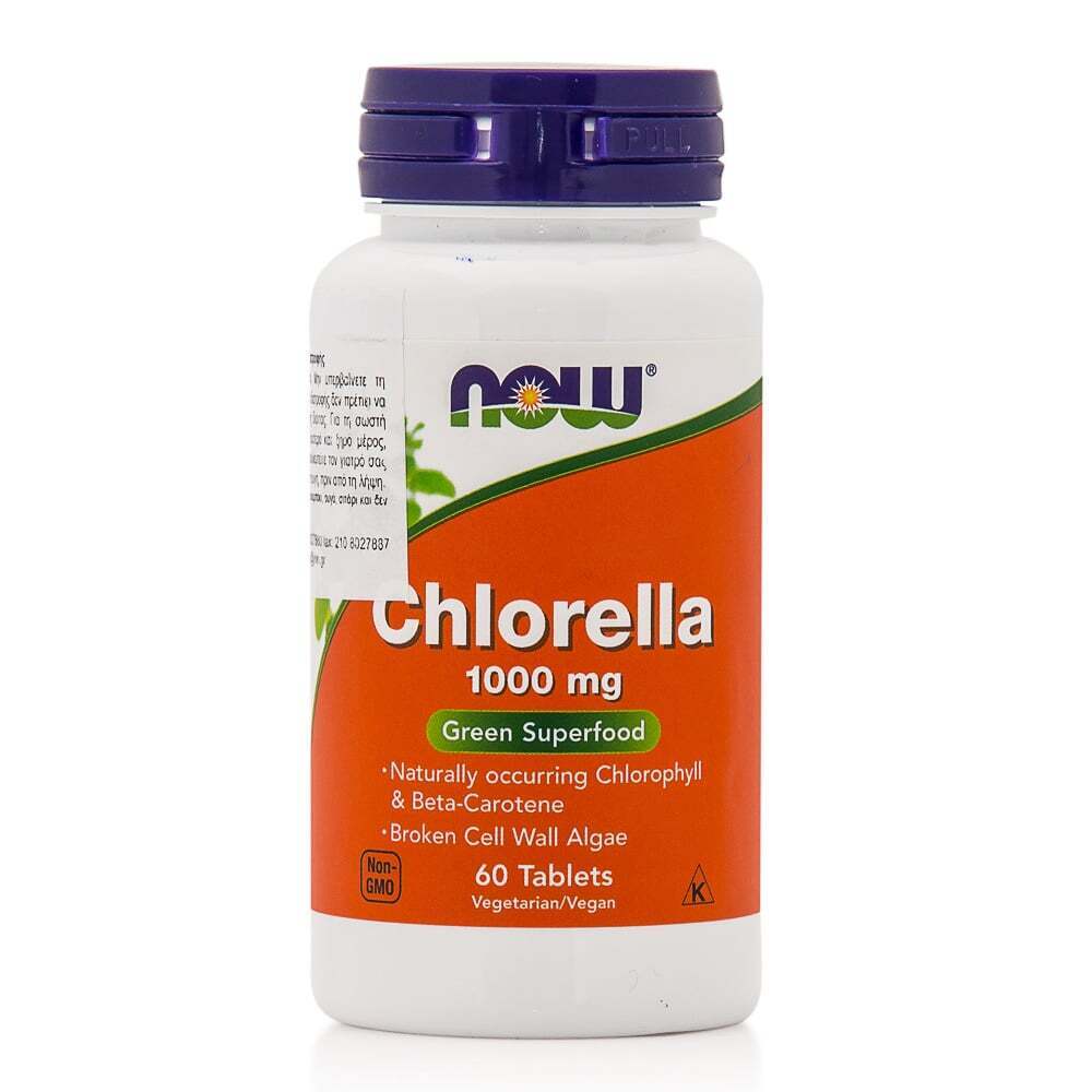 NOW - Chlorella 1000mg - 60tabs