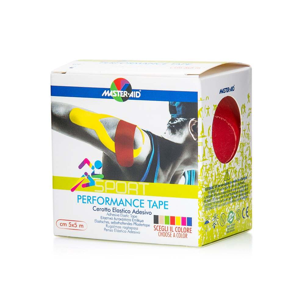 MASTER AID - SPORT Performance Tape 5mX5cm Κόκκινο