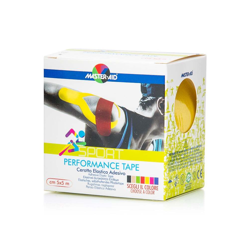 MASTER AID - SPORT Performance Tape 5mX5cm Κίτρινο