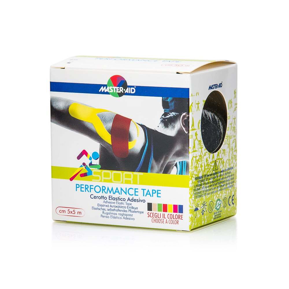 MASTER AID - SPORT Performance Tape 5mX5cm Μαύρο