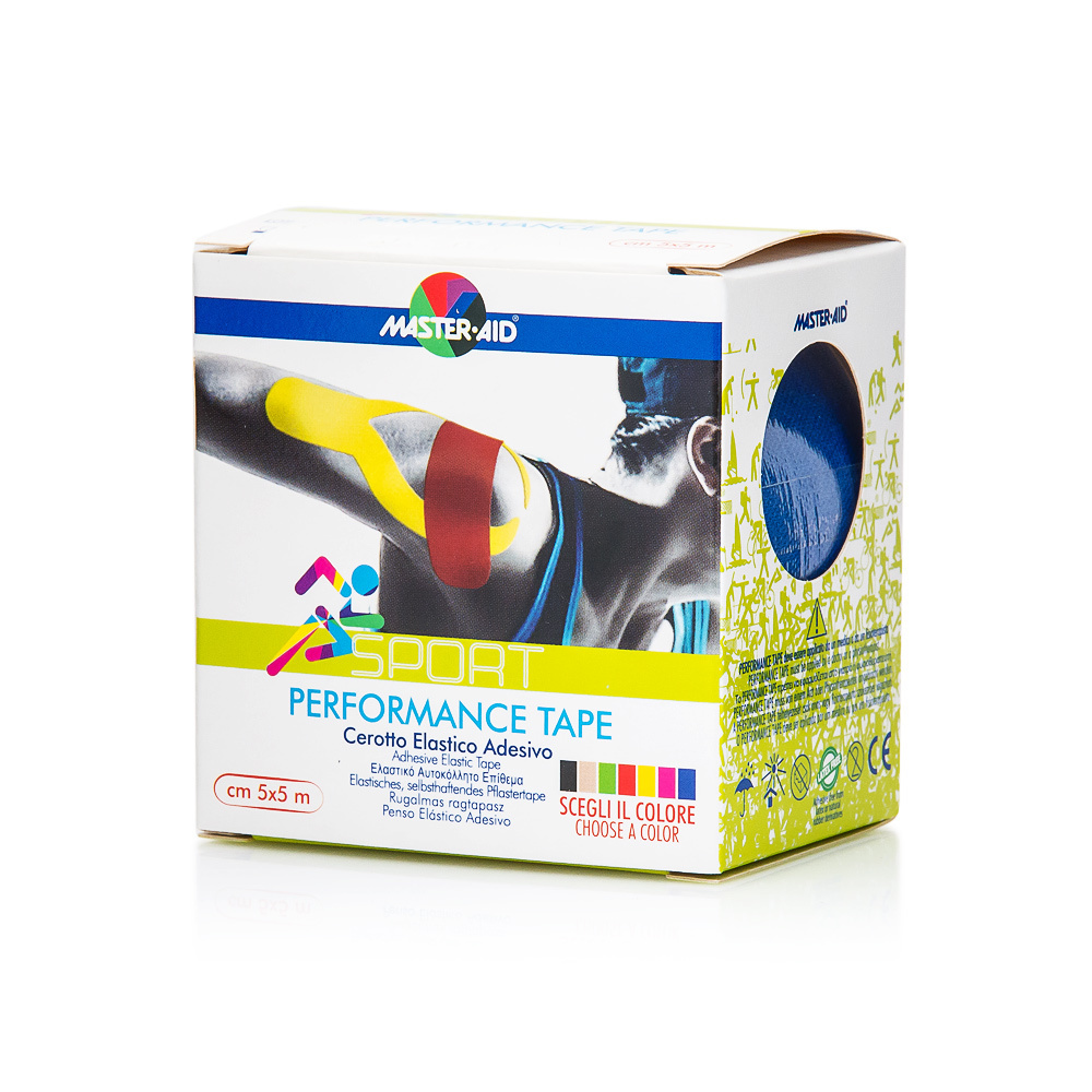 MASTER AID - SPORT Performance Tape 5mX5cm Μπλέ