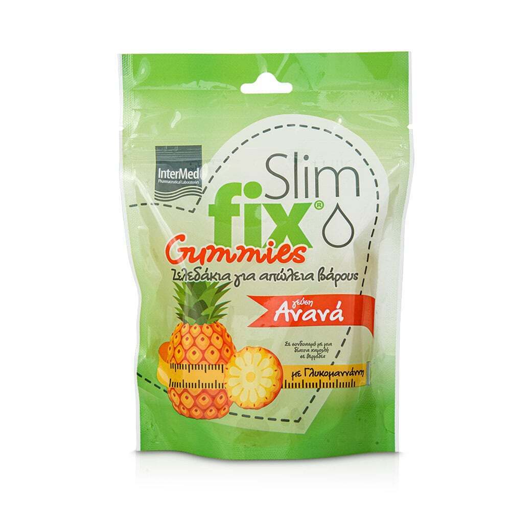INTERMED - SLIM FIX Gummies με Γεύση Ανανά - 42gummies